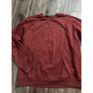 Volcom Classic Fit XL Essential Crewneck Brick Red